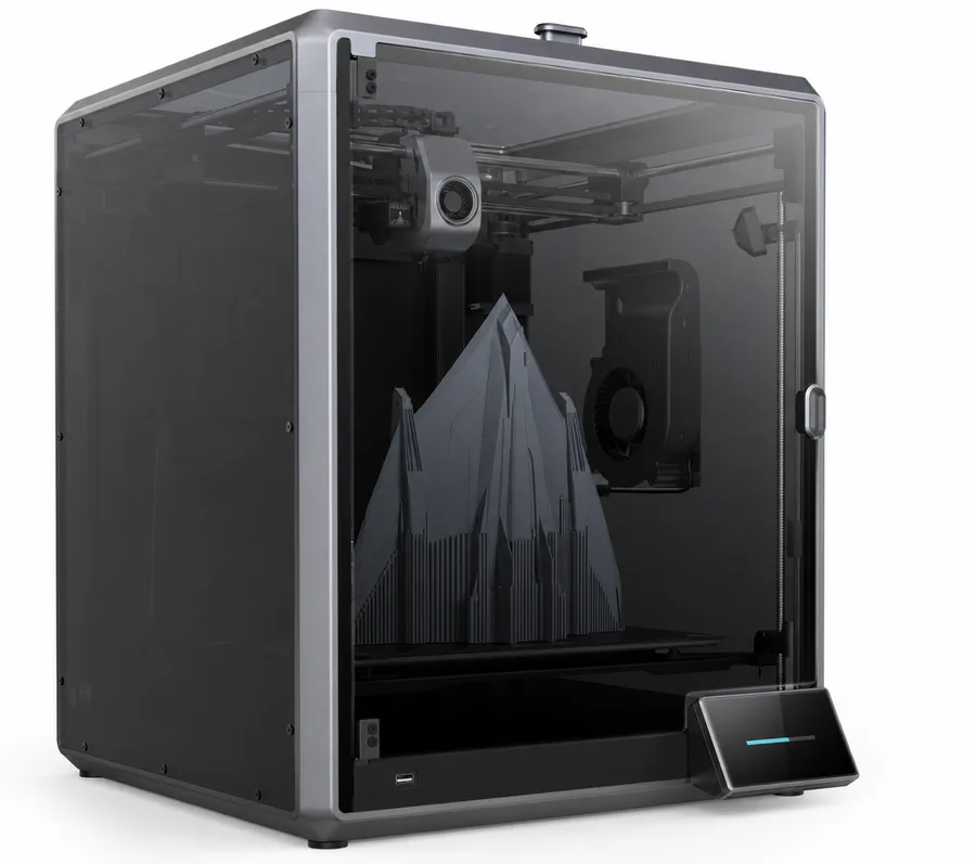 350 mm/s Enclosed Engineering FDM 3D Printer, 300 × 300 × 300 mm
