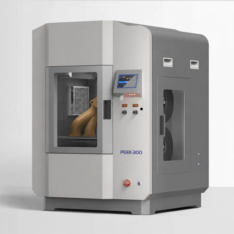 High-Temperature Industrial FDM 3D Printer, 300 × 270 × 290 mm